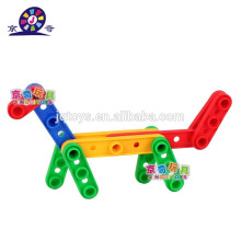 2015 novo item Bloco de plástico para crianças fazendo brinquedos de máquinas para pré-escola
